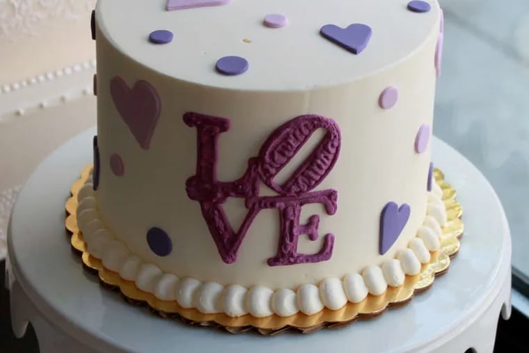 LOVE cakes are popular for weddings, says Zoë Lukas, owner of