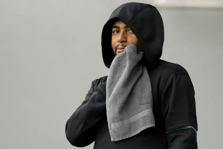DeSean Jackson was placed on injured reserve on Tuesday and isn't eligible to return to action until the second round of the playoffs.