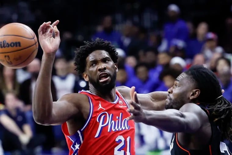 Sixers center Joel Embiid is on a historic run at the moment when it comes to 30-point and 10-rebound games.