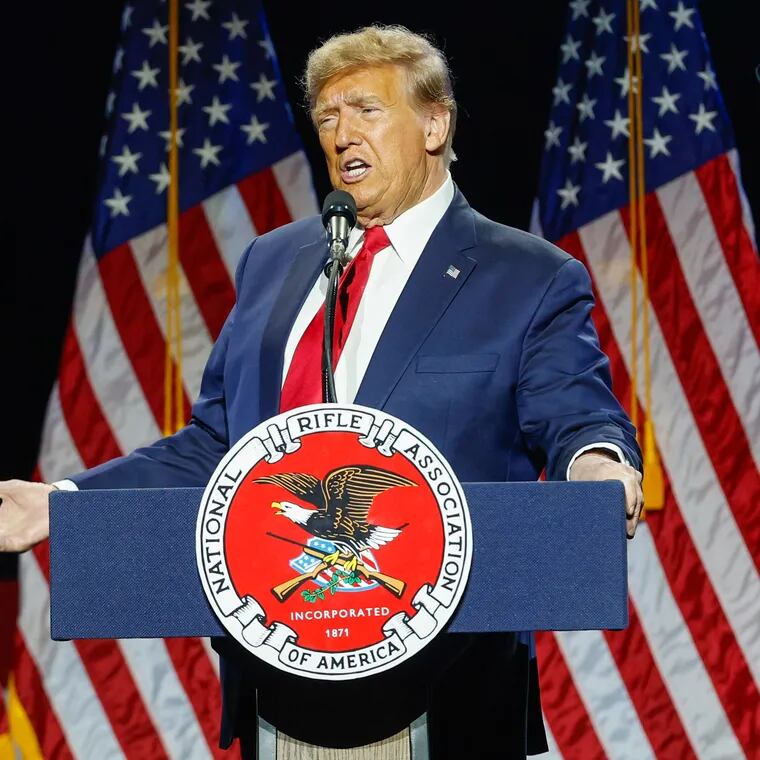 Former President Donald Trump wrongly claimed he won Pennsylvania in 2020 during a speech at a National Rifle Association event in Harrisburg earlier this month.