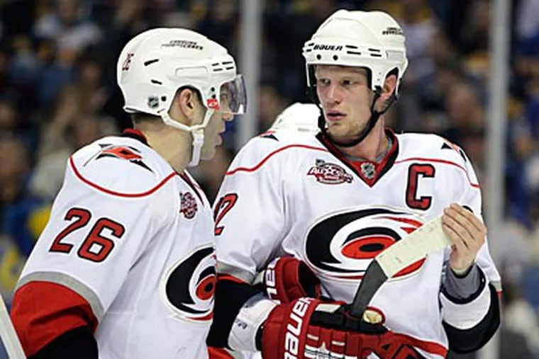 The Hurricanes are currently in the eighth and final playoff spot in the Eastern Conference. (David Duprey/AP file photo)