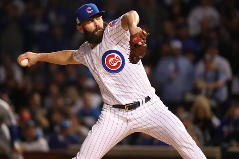 Free agent pitcher Jake Arrieta is an intriguing name, but don’t expect the Phillies to veer from their current philosophy in order to sign him.