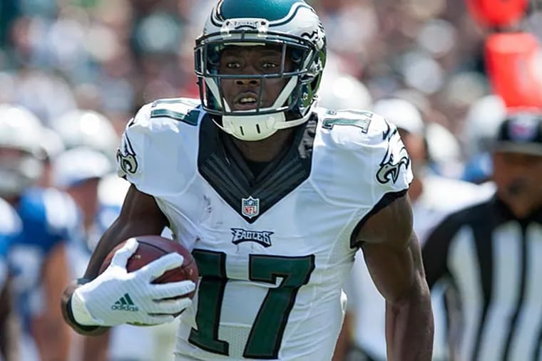 Eagles wide receiver Nelson Agholor.