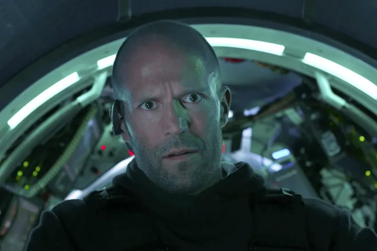 Jason Statham in a scene from the film, 'The Meg'.