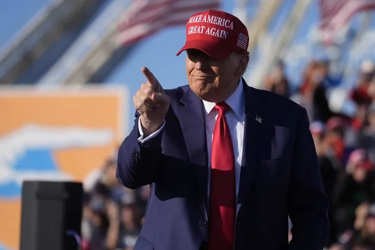 Former President Donald Trump at a 2024 campaign rally in Wildwood, N.J., Saturday, May 11, 2024.
