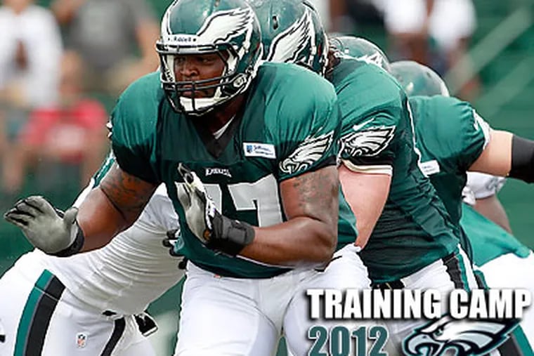 Demetress Bell has been relegated to the Eagles' second-string. (Yong Kim/Staff file photo)