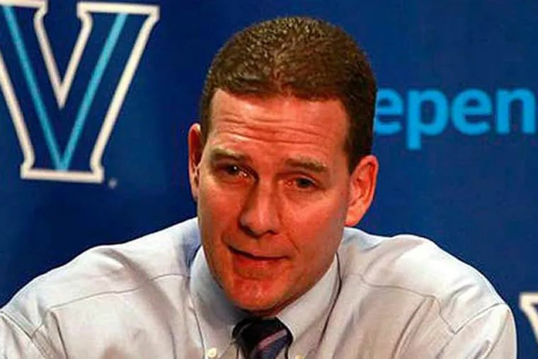Villanova's Vince Nicastro is taking a new job at the unversity.
