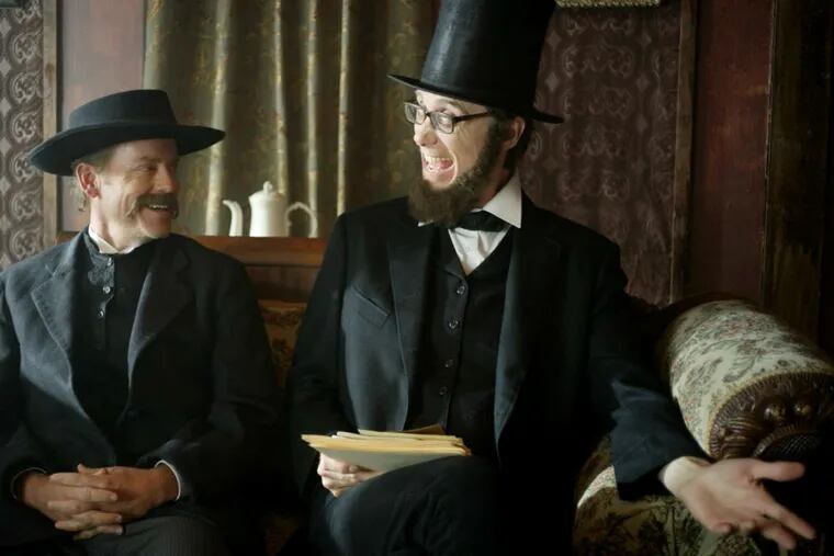 &quot;Drunk History&quot; with Greg Kinnear (left), Stephen Merchant. (Comedy Central)