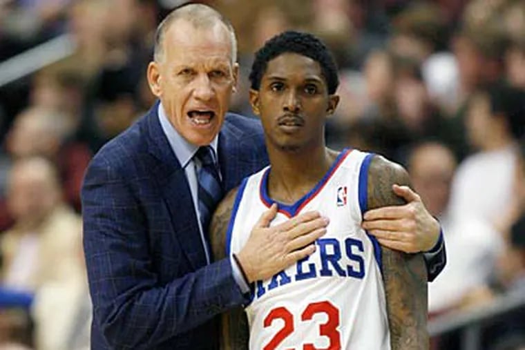 "I felt like last night I did not help our guys out very much offensively," Doug Collins said yesterday. (H. Rumph Jr/AP)