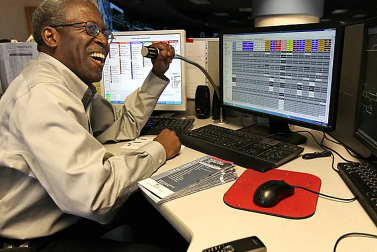 Alvin Elliott, a SEPTA announcer, has been called everything from Barry White to James Earl Jones to the voice of God by commuters who hear his voice. (David Maialetti / Staff Photographer)