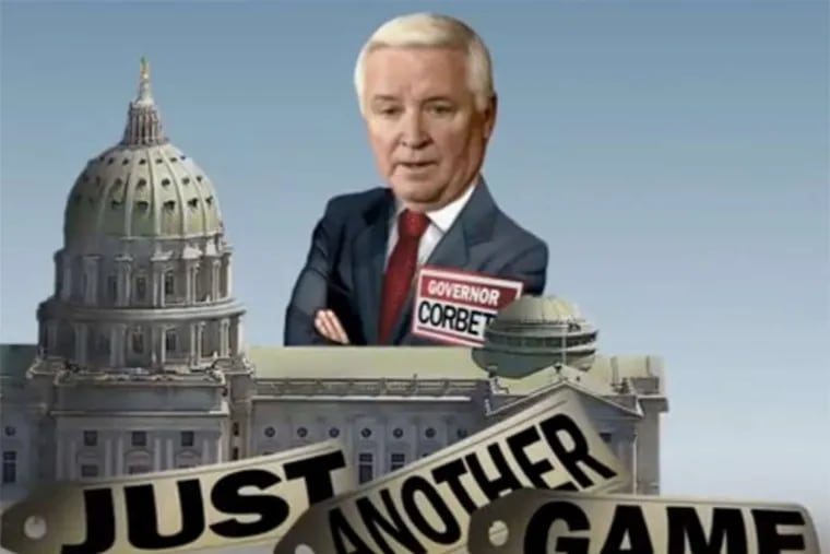 A video grab of the ad. As the 2014 governor's race looms, "dark money" attacks have come to state politics.