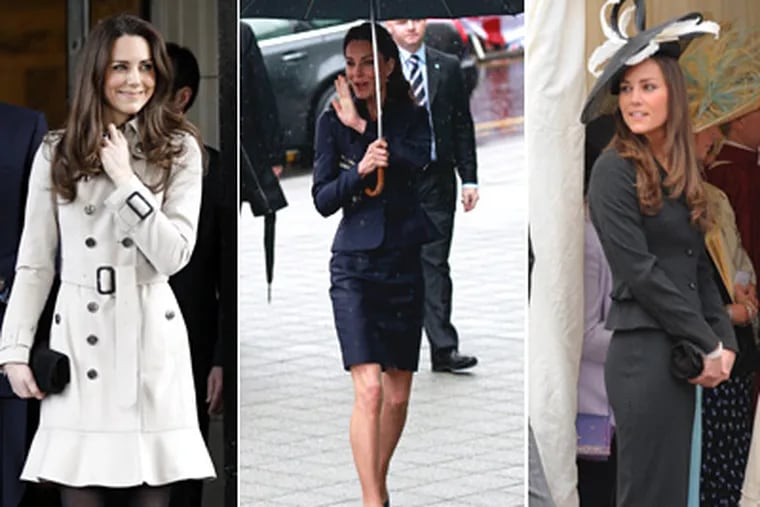 Future princess Kate Middleton is fashion-conscious, but currently remains a trendsetter rather than an icon. (AP Photos)