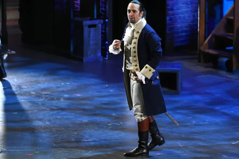 Lin-Manuel Miranda of &quot;Hamilton&quot; performs at the Tony Awards at the Beacon Theatre on Sunday, June 12, 2016, in New York. (Photo by Evan Agostini/Invision/AP)`