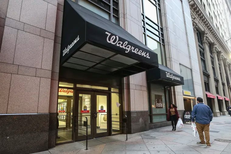 A Walgreens loss preventions employee was slashed this morning at Broad and Chestnut streets in Center City Philadelphia, Friday, December 27, 2019.