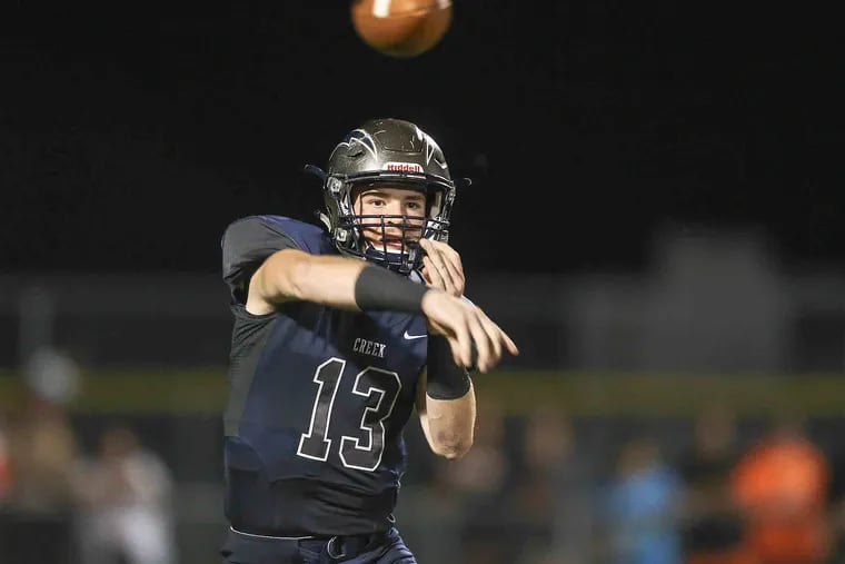Timber Creek's quarterback Devin Leary set the state records for career passing yards and career passing touchdowns.