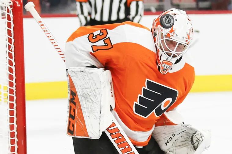 The Flyers are relying on goaltender Brian Elliott, despite his aches and pains.