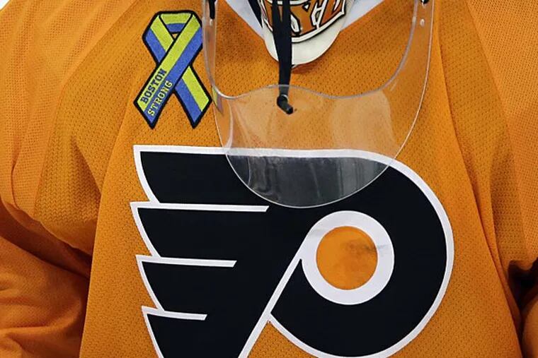 Flyers will honor Boston during game with Bruins