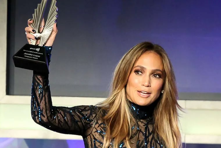 Jennifer Lopez attends the the 25th Annual GLAAD Media Awards - Dinner and Show on April 12, 2014 in Los Angeles, California.  (Photo by Gabriel Olsen/Getty Images for GLAAD)