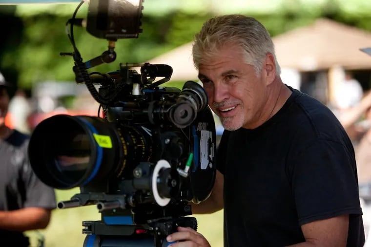 Director Gary Ross on the set of THE HUNGER GAMES. Photo credit: Murray Close