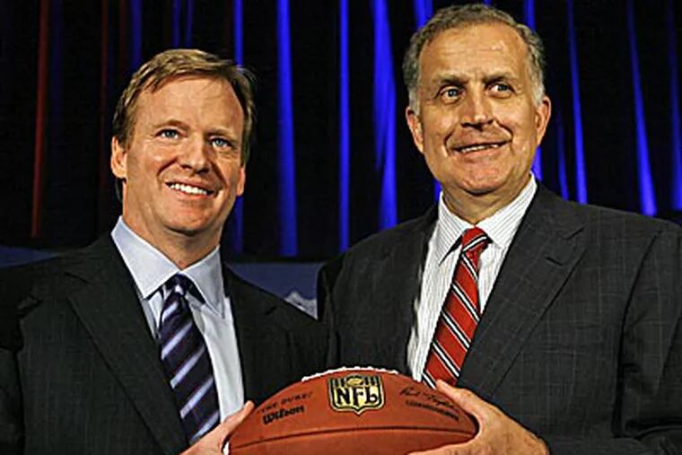NFL commissioner Roger Goodell appointed Paul Tagliabue to hear the appeals in the Saints bounty scandal. (M. Spencer Green/AP file photo)
