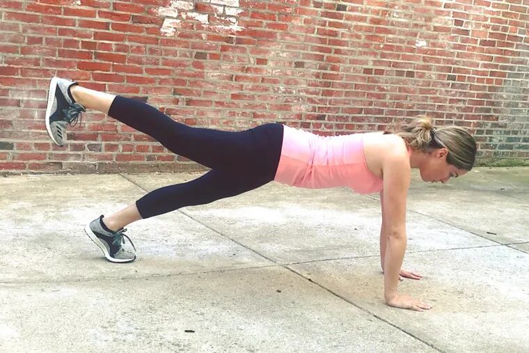 A plank extension.