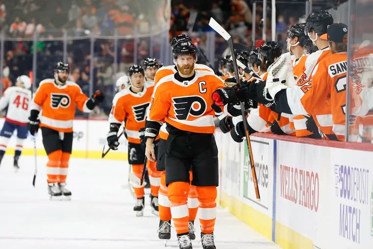 In what could potentially be his final season with the Flyers, Claude Giroux is off to hot start, averaging almost a point per game.