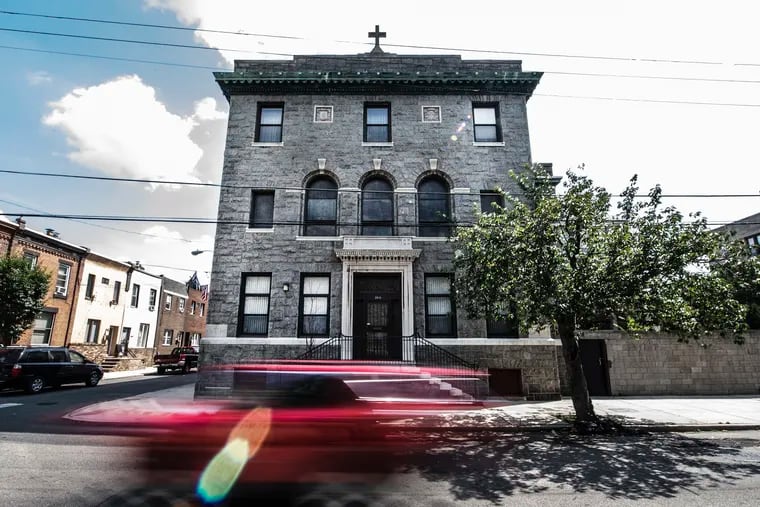 The convent for St. Gabriel Catholic Church in Grays Ferry. A zoning application has been filed with the city to turn the building into apartments.