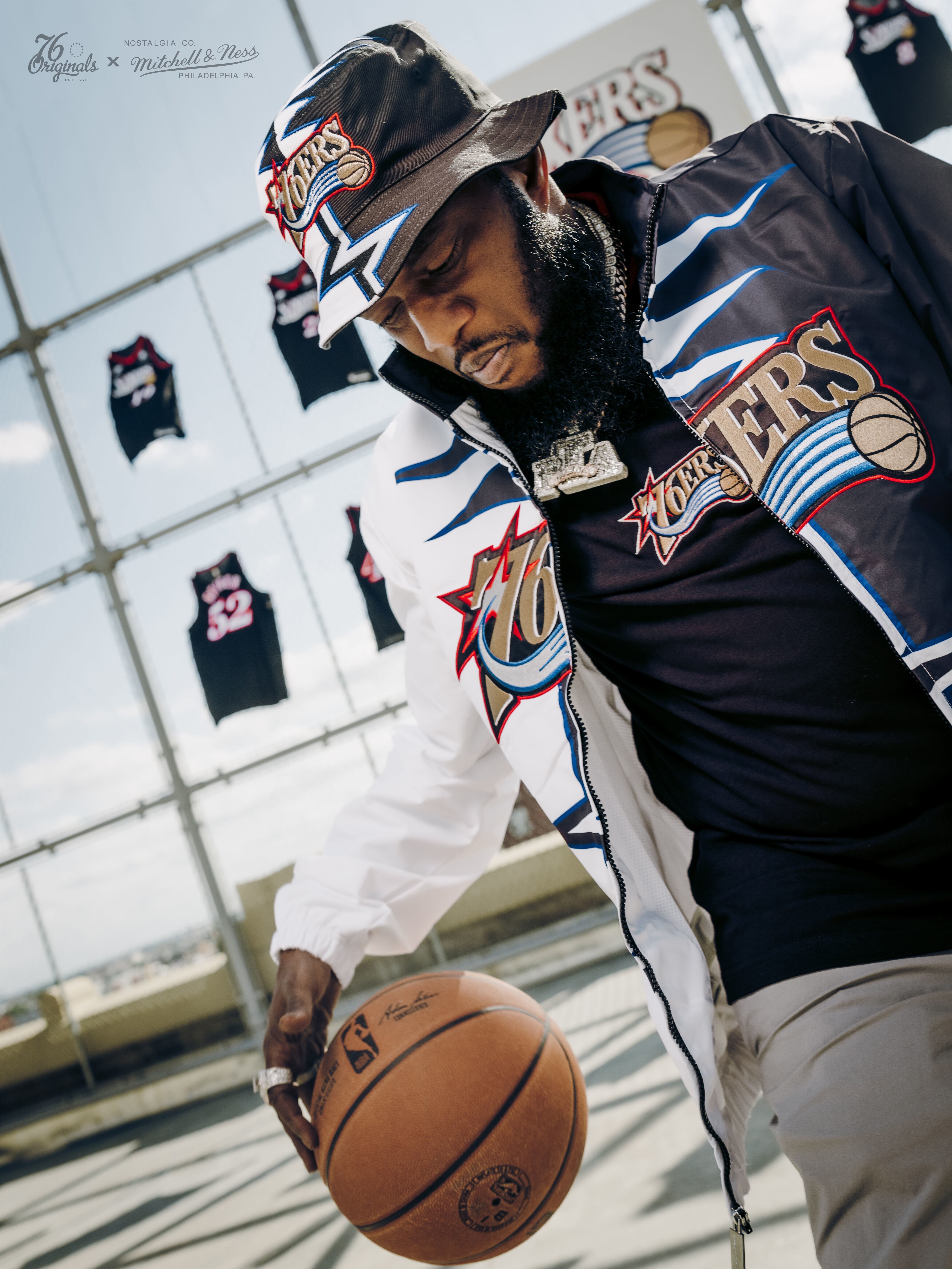 Sixers and Mitchell & Ness unveil line of merchandise to honor