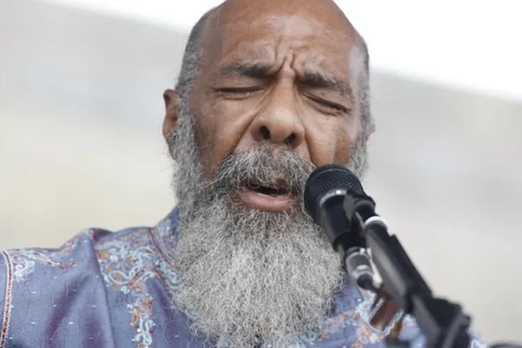 Richie Havens performs at the Newport Folk Festival in August. He still embodies a the strength and optimism of a generation.