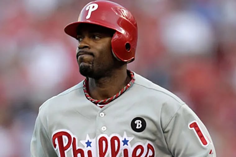 Shortstop Jimmy Rollins has maintained his desire to secure a five-year deal. (Charlie Riedel/AP Photo)