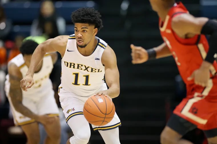 Drexel guard Camren Wynter (11) scored 18 points against the College of Charleston on Saturday in a 75-66 loss.