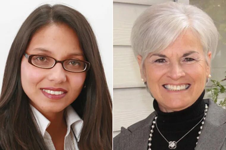 Gabriela Mosquera (left) is N.J. State Assemblywoman, but will run again in a special election. Shelley Lovett (right) will run against Mosquera after a residency dispute opened the election.
