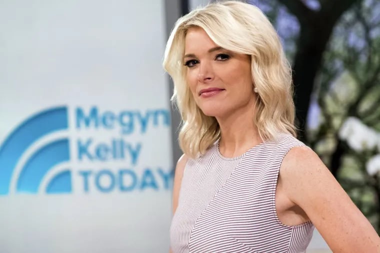 Megyn Kelly poses on the set of her new show “Megyn Kelly Today”; at NBC Studios on Thursday, Sept, 21, 2017, in New York.