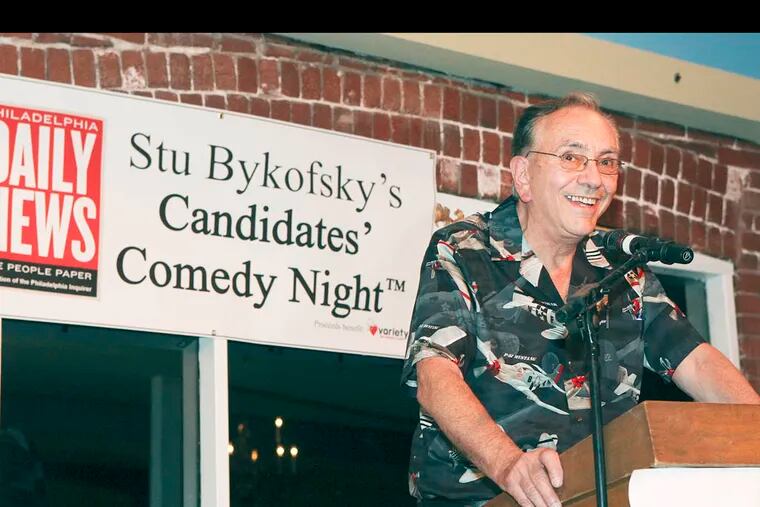 Fund-raiser for the Delaware Valley Chapter of Variety, The 22nd Annual "Stu Bykofsky Candidates Comedy Night". Republican, Democrat at Finnigan's Wake, in Philadelphia, Wednesday, August 22, 2012. (STEVEN M. FALK / Staff Photographer)