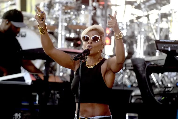 Mary J. Blige headlines the July 4th concert on the Parkway.