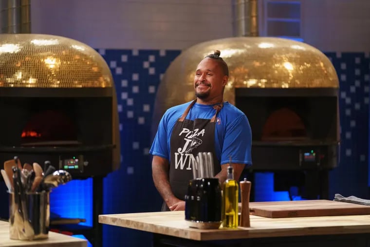 David Lee, owner of Pizza Jawn in Manayunk, competing in the Hulu show "Best in Dough."