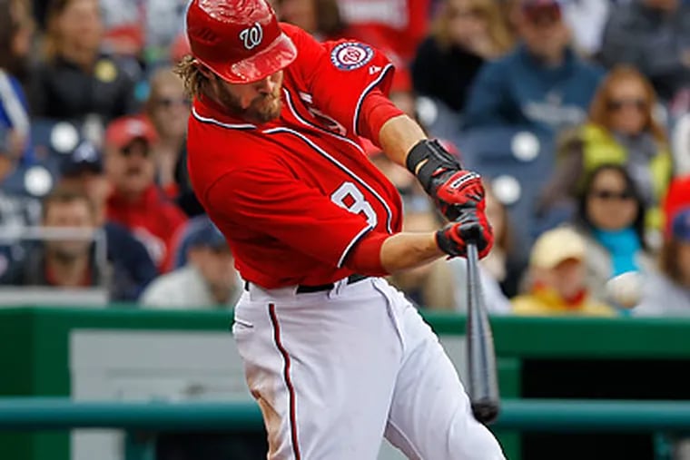 Jayson Werth will play against the Phillies tomorrow for the first time since joining the Washington Nationals. (Alex Brandon/AP)