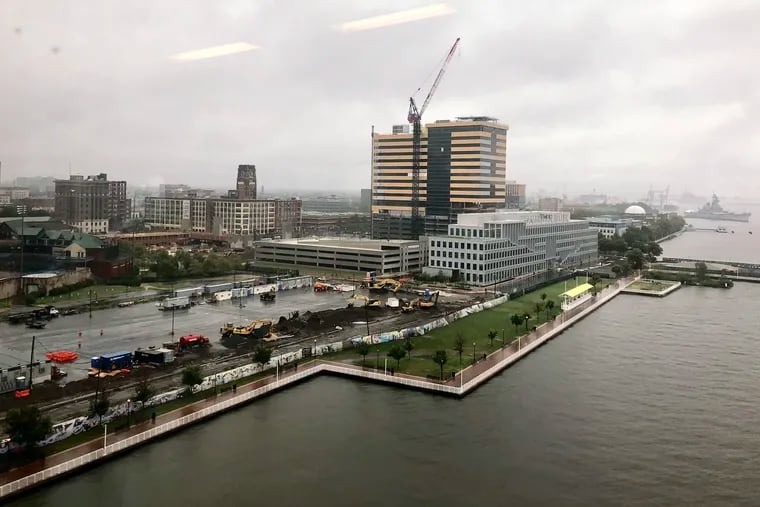 Projects on Camden's Waterfront subsidized by state tax incentives include the low-rise American Water's corporate headquarters and the high-rise that will house offices for companies including Conner Strong & Buckelew. They have not, however, funded a promised supermarket.