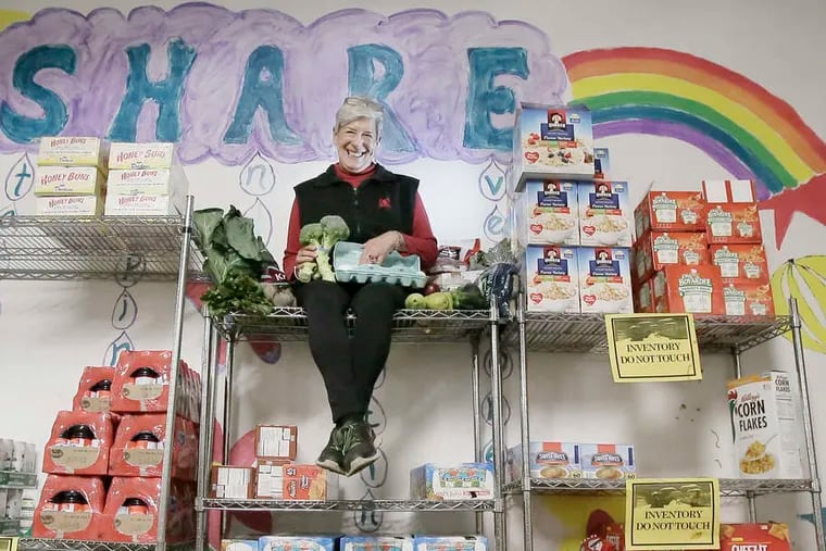 Steveanna Wynn at the Share Food Program warehouse. She used her Southern grit to help build the program into the largest distributor of food for low-income people in the region.