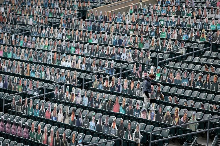 Unlike for the home opener against the Rams, around 6,000 actual, three-dimensional fans will be seated at Lincoln Financial Field this week.