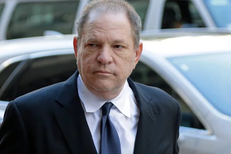Harvey Weinstein arrives to court in New York in July.