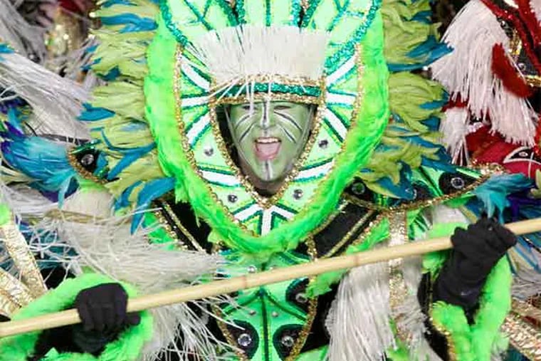 The annual Mummers Parade will be held in Center City on New Year's Day.