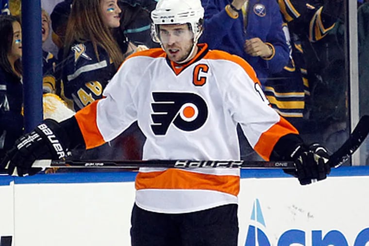 Mike Richards was the Flyers' captain for three seasons. (Yong Kim/Staff Photographer)