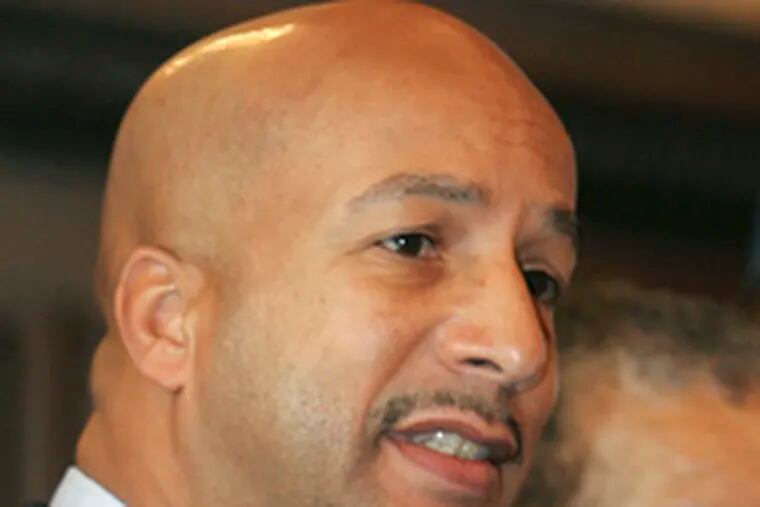 New Orleans Mayor Ray Nagin speaking at a news conference here last Thursday.