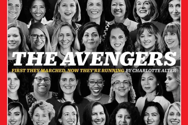 Jan. 29, 2018 cover of Time Magazine, featuring three Philadelphia-area women.