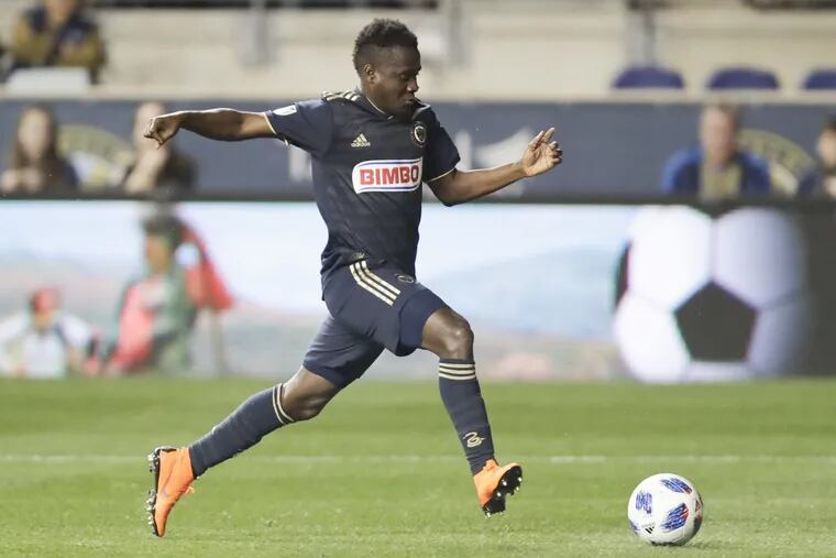 David Accam has only played a substitute in the Philadelphia Union’s last three games.
