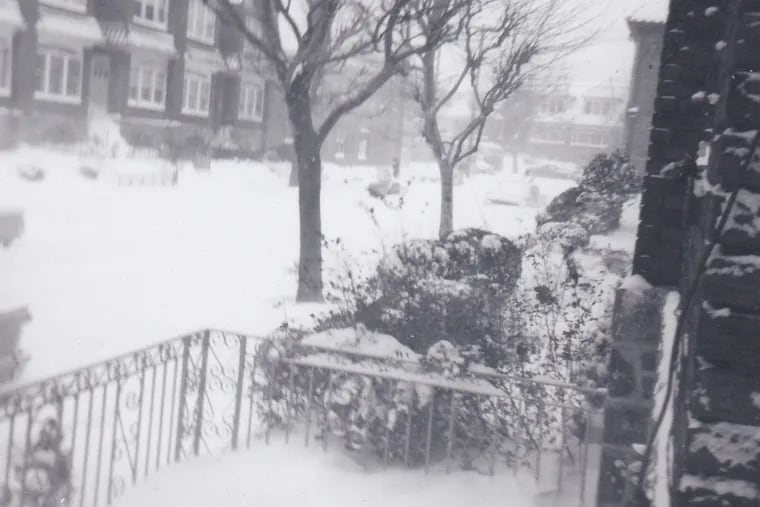 West Oak Lane on Dec. 12, 1960, when snow stopped Philadelphia cold.