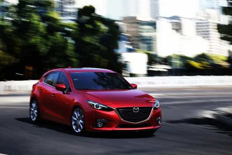 The 2014 Mazda3 has been completely redesigned for this model year. (Mazda/MCT)