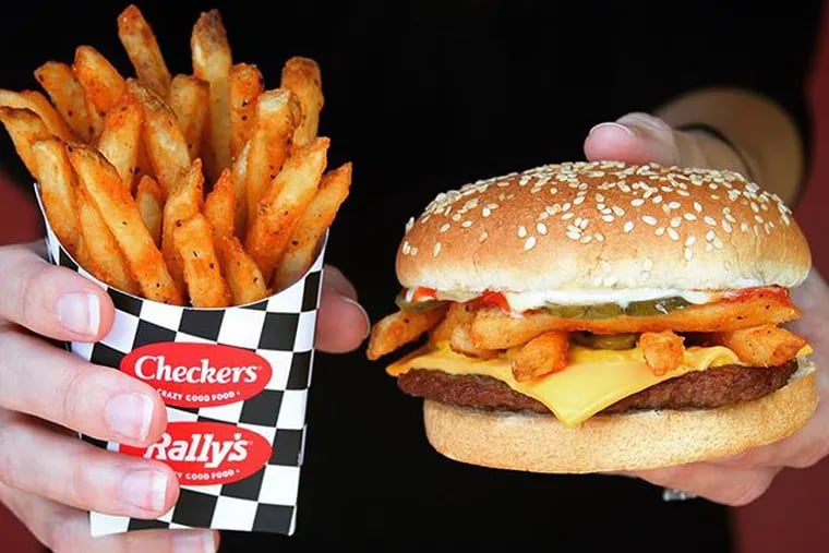 Checkers and Rally's plan to open around 40 stores in the Philadelphia area over the next 10 years.
