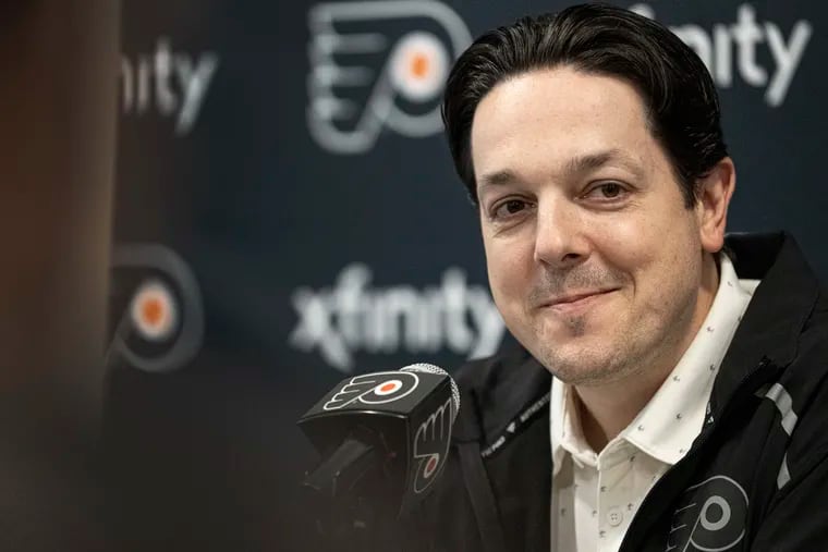 Danny Brière has been busy in his first few months as Flyers general manager.